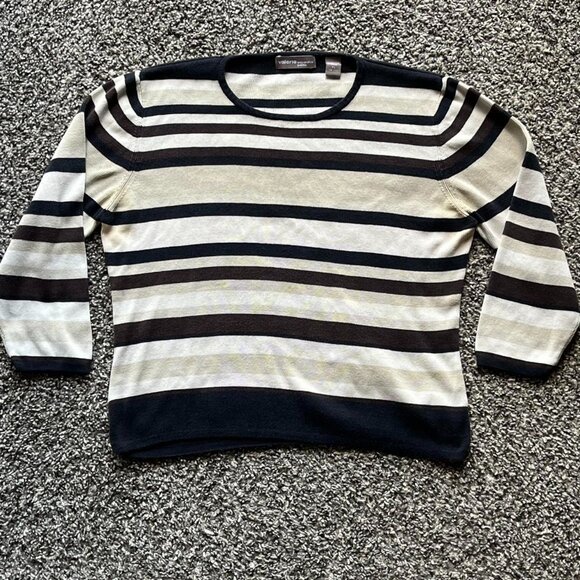 100 Silk Valerie Black And - Picture 1 of 7